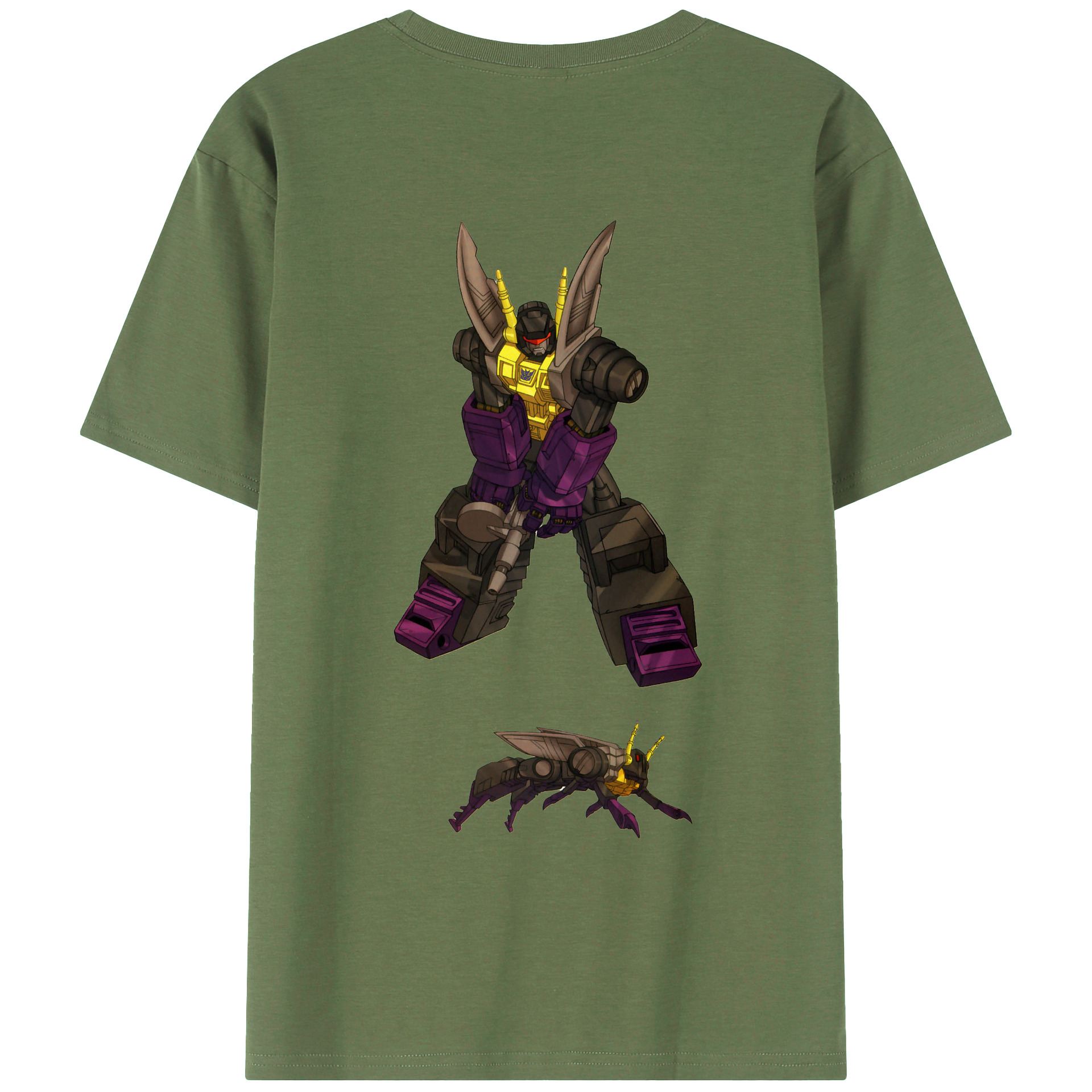 （画像用）  綿100％ メンズ半袖Tシャツ（バックプリント） 通気性